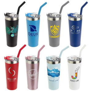 NAYAD™ Trouper 22oz Stainless Double Wall Tumbler with Str