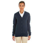 Harriton Ladies' Pilbloc™ V-Neck Button Cardigan Sweater