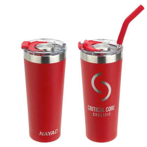 NAYAD® Trouper 22 oz Stainless Double-wall Tumbler with Str