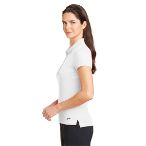 Nike Women's Dri-FIT Solid Icon Pique Modern Fit Polo.