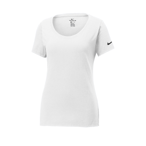 Nike Women's Dri-FIT Cotton/Poly Scoop Neck Tee.