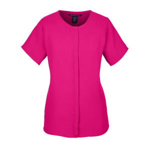 Devon & Jones Ladies' Perfect Fit™ Short-Sleeve Crepe Blouse